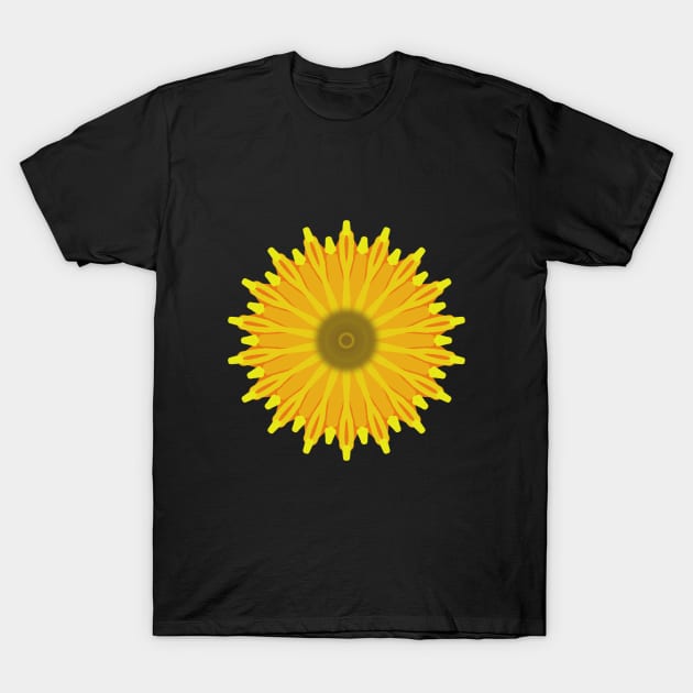 Yellow Flower T-Shirt by TANSHAMAYA